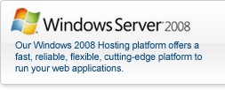 windows 2008 hosting