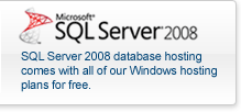 sql 2008 hosting