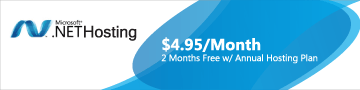 .NET Hosting Starting at $4.95 a Month!