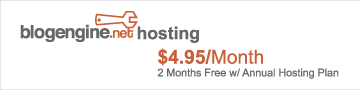 Blogengine Hosting Starting at $4.95 a Month